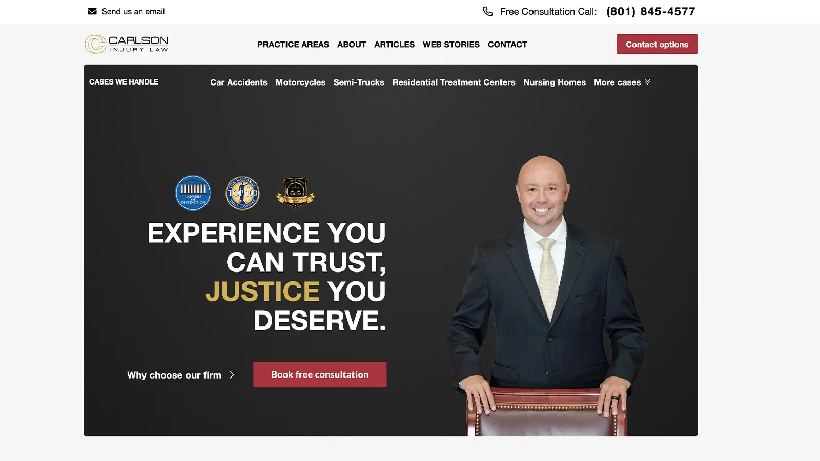 Criminal defense attorney logo